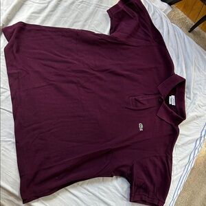 Lacoste Classic Polo Shirt – Burgundy – Size L